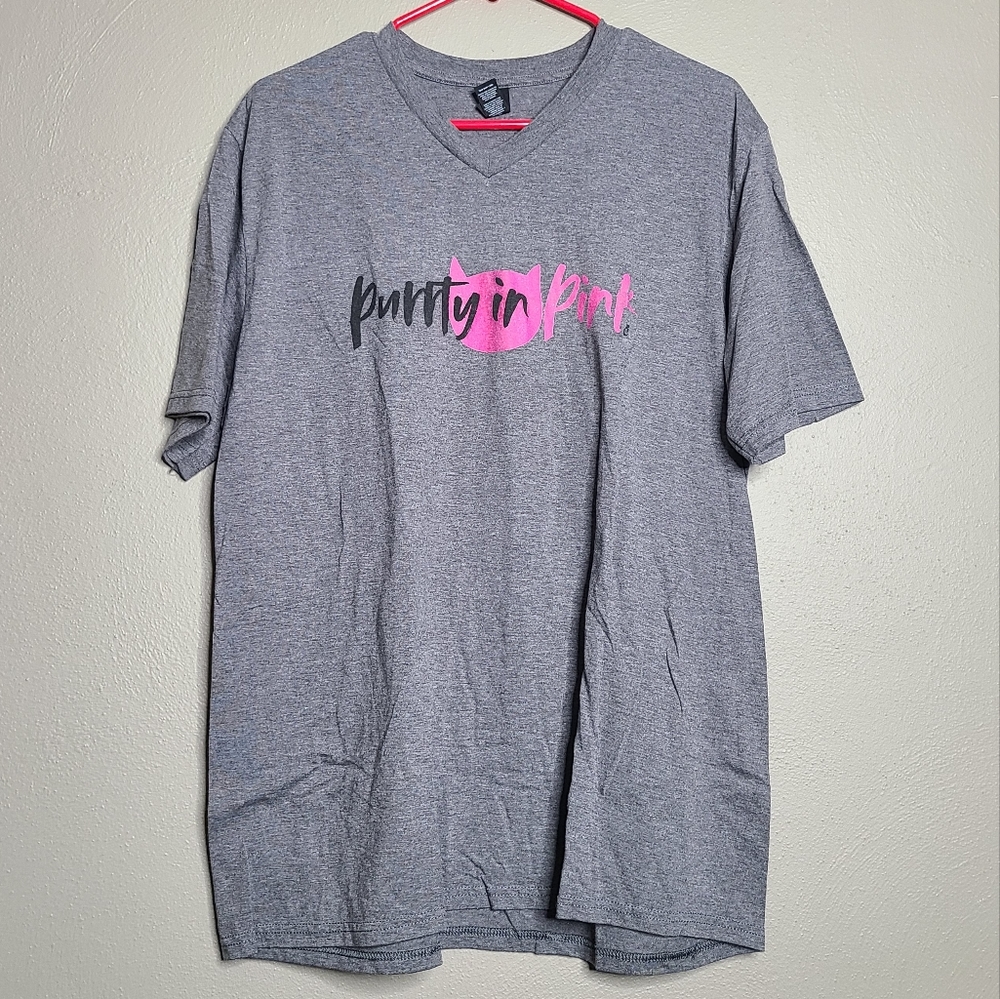 3/$10 Purrty in Pink t-shirt - Catladybox